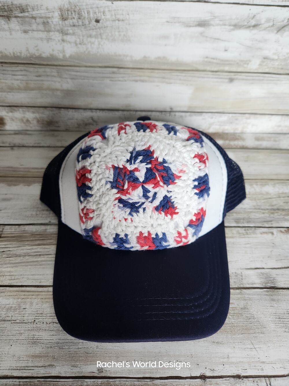 4th of July Navy Trucker Hat